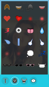 Emoji Selfie Collage Editor screenshot