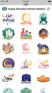 happy ramadan kareem stickers iphone screenshot 3