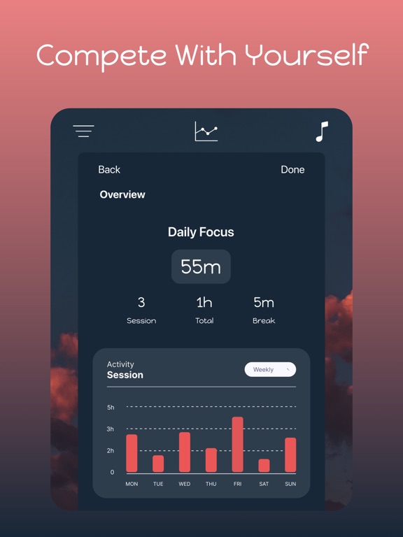 Study Timer - Lumy iPad screenshot 3 - Productivity app