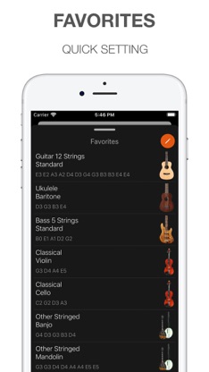 Tuner - Guitar, Ukulele, Bass screenshot 2