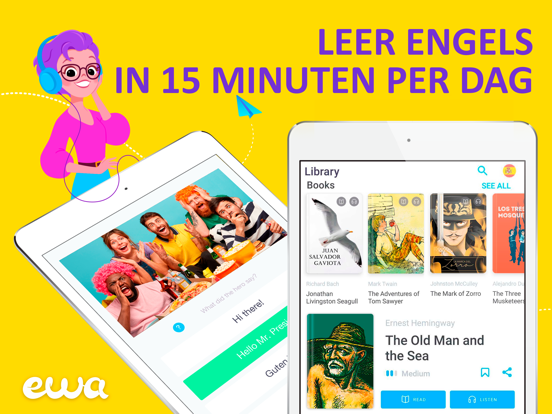 EWA English: Talen leren iPad app afbeelding 1
