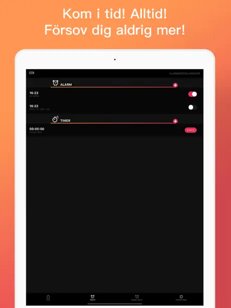 väckarklocka för mig med musik