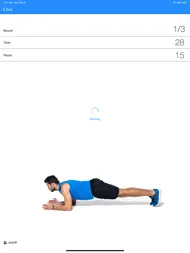 Plank challenge 4 minutes ipad bilder 0