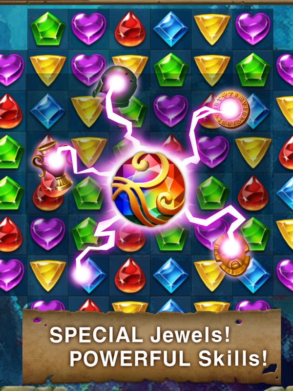 Jewels Atlantis: Puzzle game screenshot 7