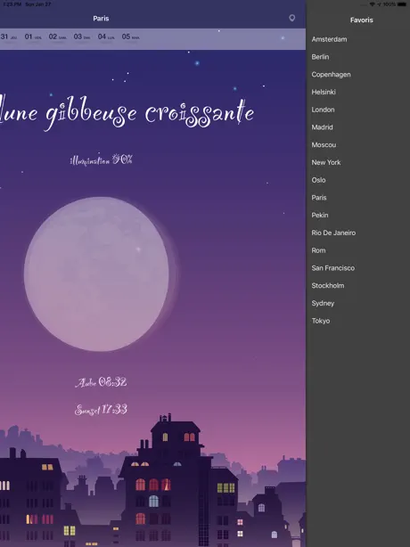 Phases Lunaires - Calendrier