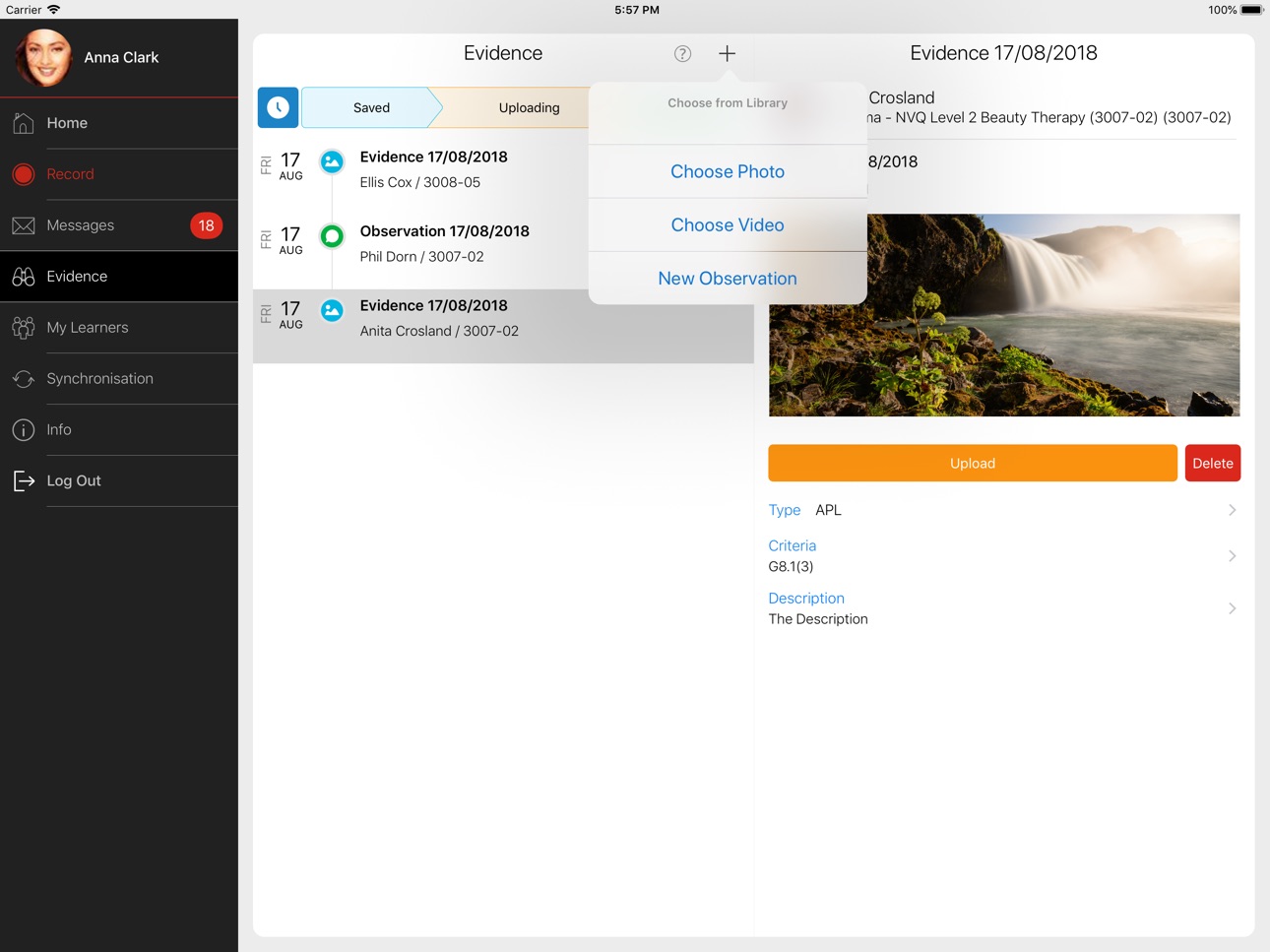 iPad screenshot