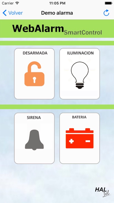 Screenshot #1 pour WebAlarm