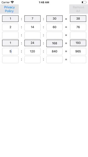 Ratio Calculator Total Tool screenshot 1