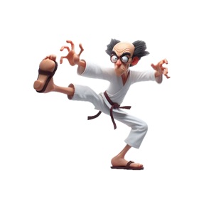 Screenshots (6) Goofy Kung Fu Stickers