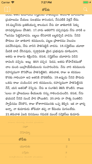 Screenshot #3 pour Bible Grandhamu ( Telugu )