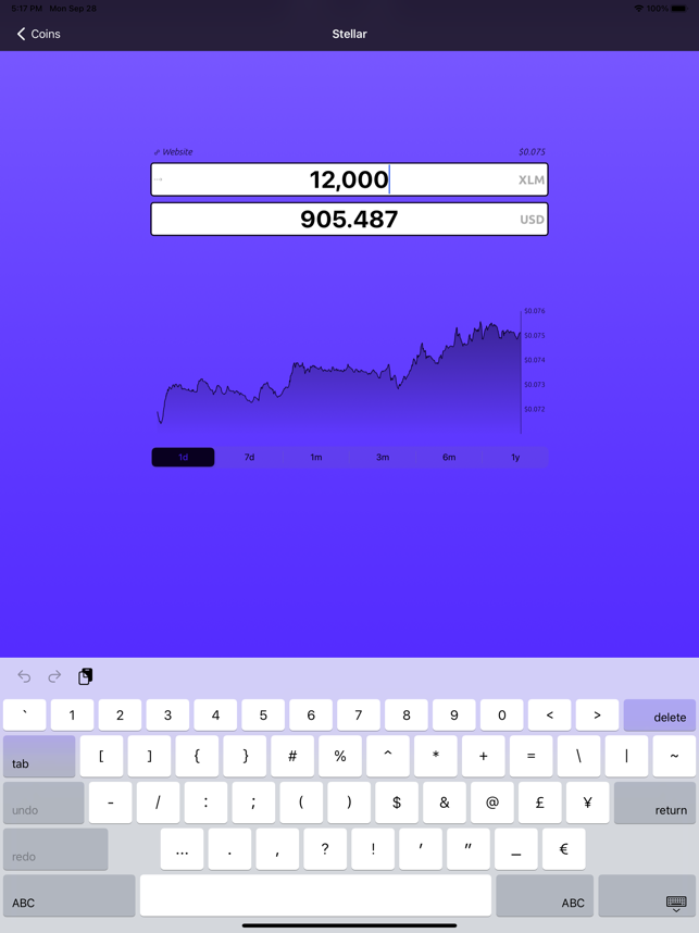 ‎Bitcoin Convert Screenshot