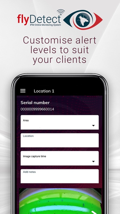 flyDetect app screenshot 3