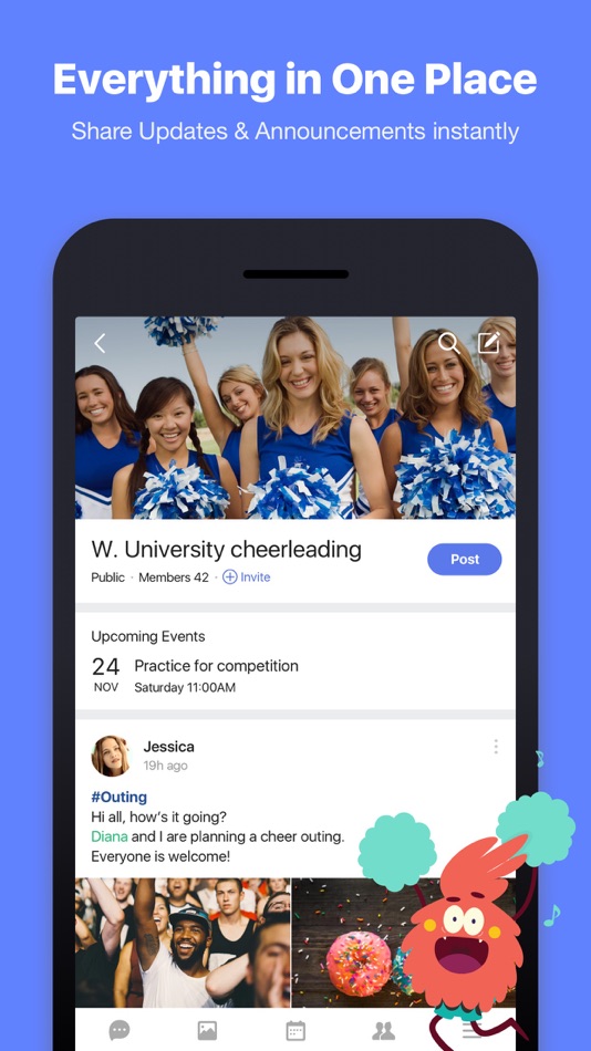 #2. BAND - App for all groups (iOS) Podle: NAVER Corp.