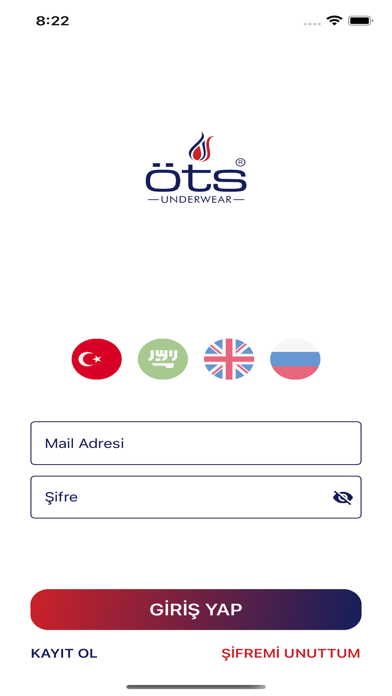 ÖTS Underwear (B2B) Screenshot