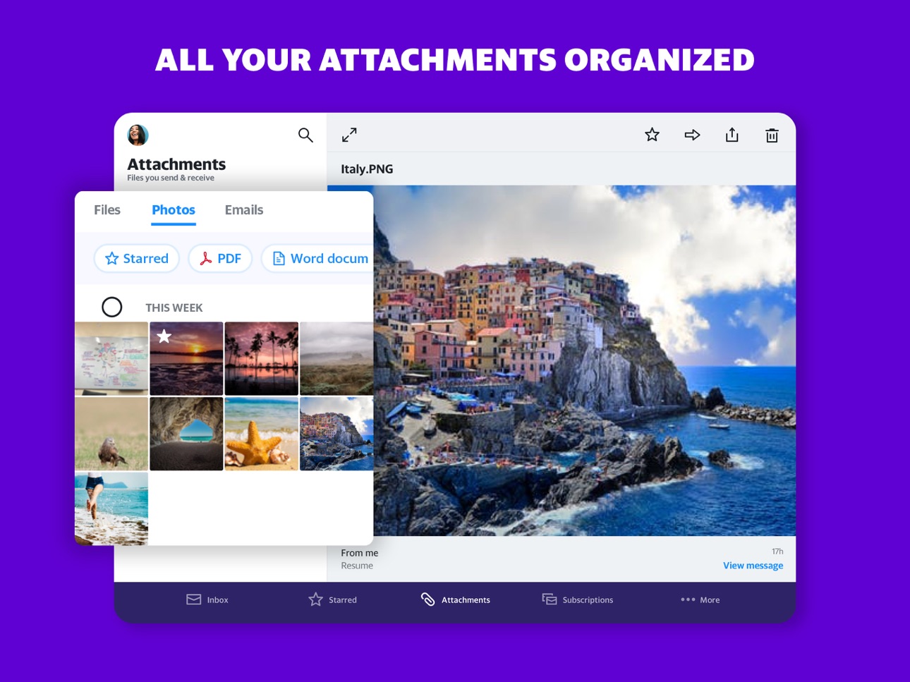 Yahoo Mail screenshot 2