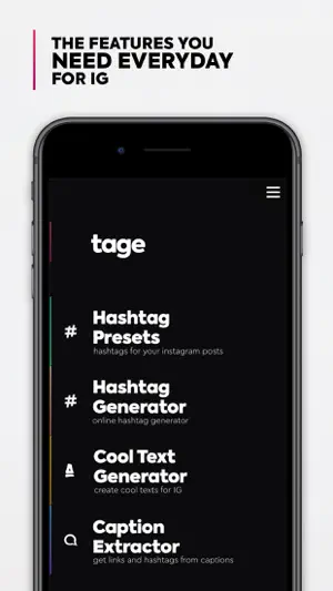 Hashtag Generator - Tage App screenshot 1