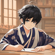 The literary master runs, an