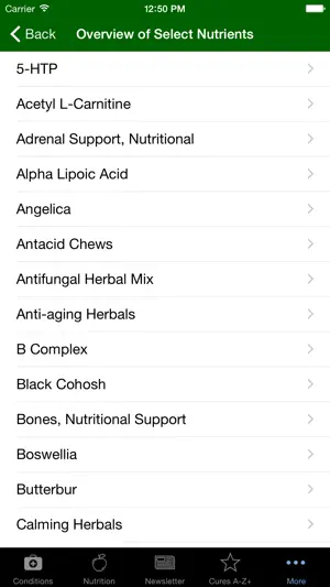 Cures A-Z screenshot 3