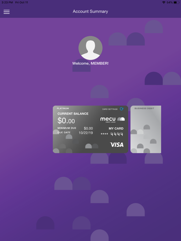 Screenshot #5 pour MECU Cards App