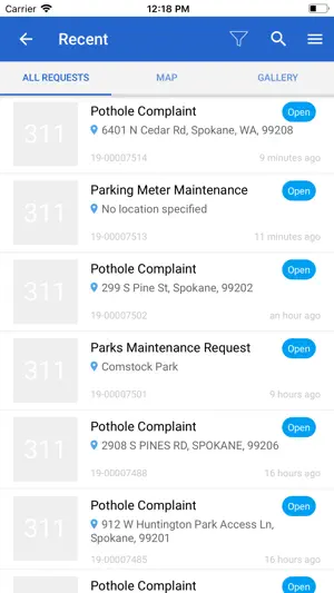 Spokane 311 screenshot 4
