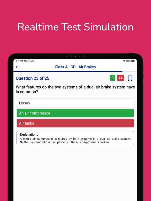 Iowa CDL Permit Practice iPad screenshot 5 - Education app