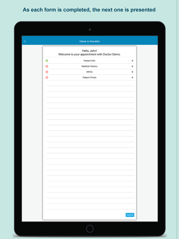 eClipboard 24 iPad screenshot 6 - Medical app