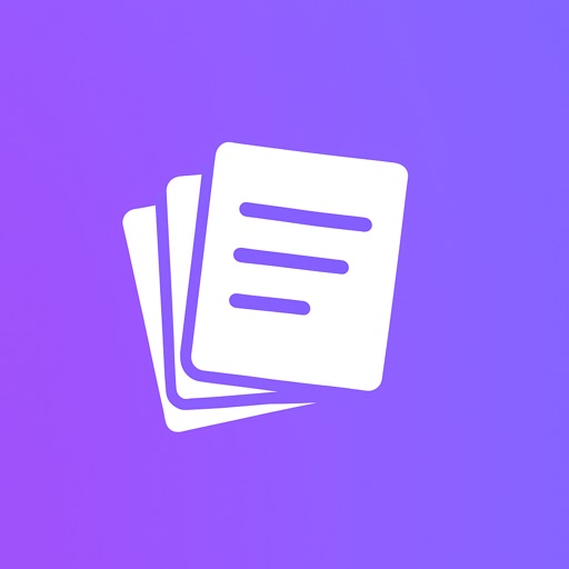 Nota: AI Notecards & Test Prep app icon