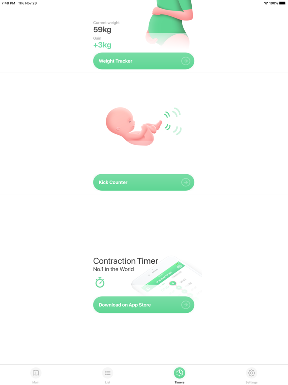 My Pregnancy | Tracker & App iPad screenshot 5 - Medical app