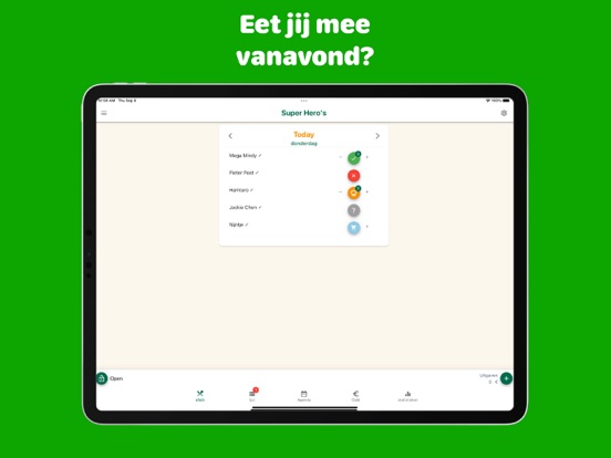 Screenshot #4 pour Eetlijst