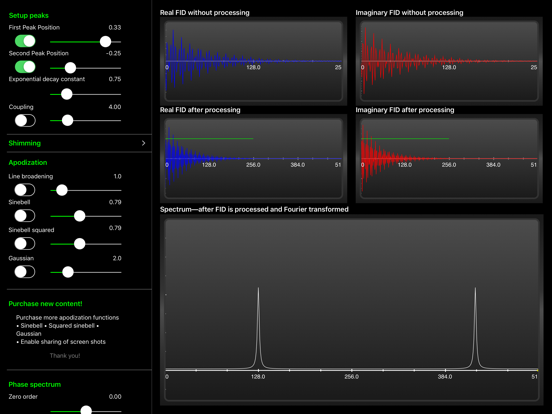 NMR Tutor iPad screenshot