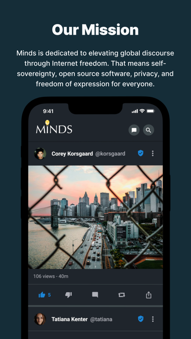 Minds.com Screenshot