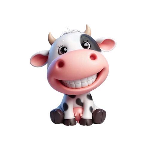 Happy Cow Stickers