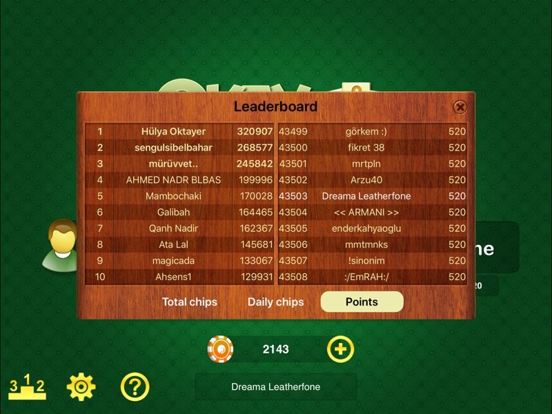 Okey 101 - tile matching game screenshot 9