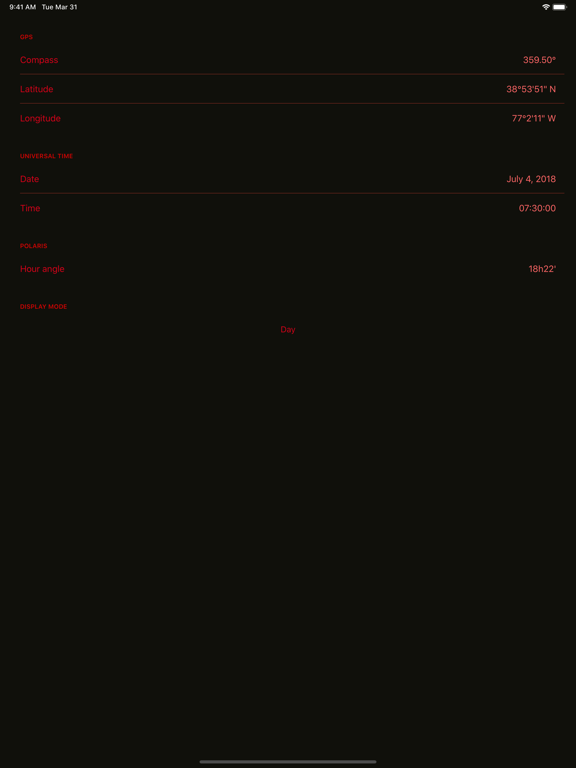Astro Kit iPad screenshot 4 - Utilities app