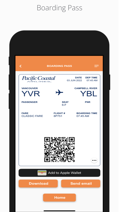 Pacific Coastal Airlines Screenshot
