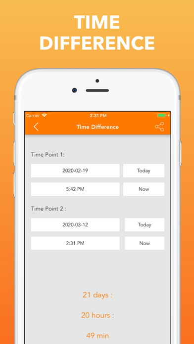 Screenshot #1 pour Time + Date Calculator