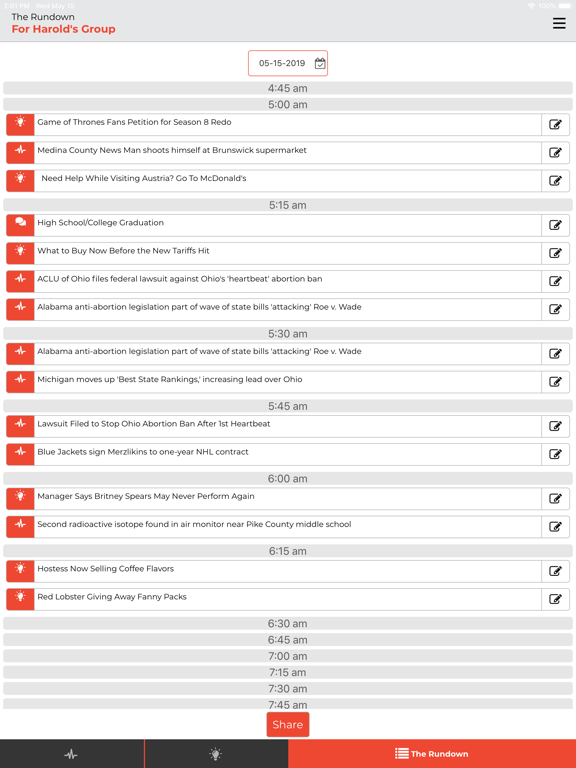TopicPulse iPad screenshot 7 - News app