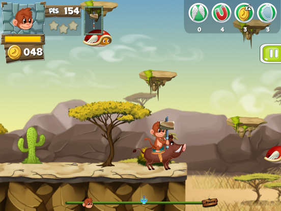 Monkey's Adventure Island iPad screenshot