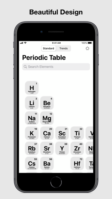 Periodic Table Chemistry 2026 iPhone screenshot