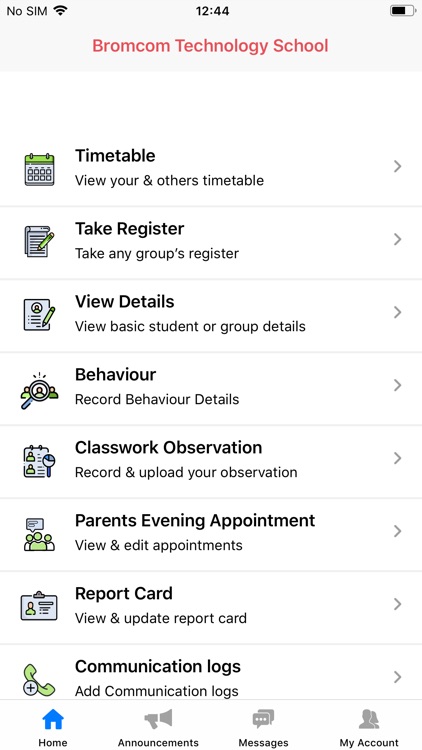 Bromcom Teacher App