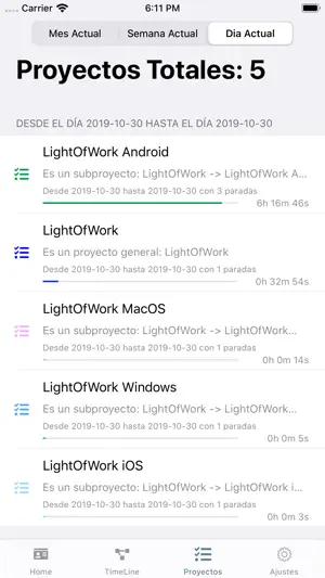 Light of Work - Working Hours screenshot 3