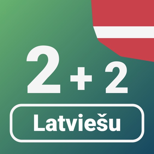 Numbers in Latvian language icon