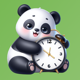 Panda Clock