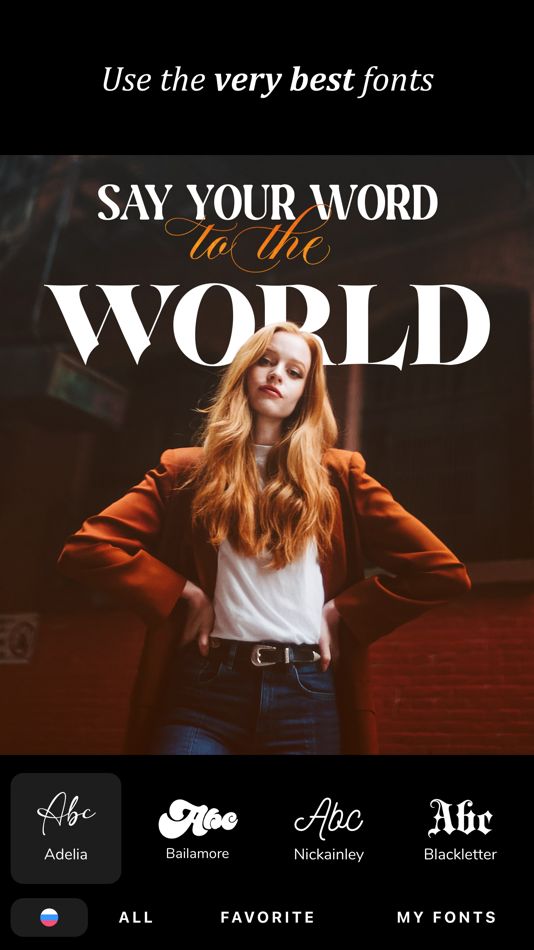 #1. Text: Stylish fonts. Art story (iOS) 由: Cosmoshark
