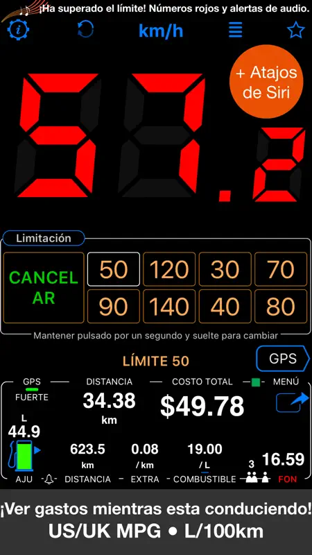 Velocímetro 55 Pro. Kit GPS. screenshot 2 of 9