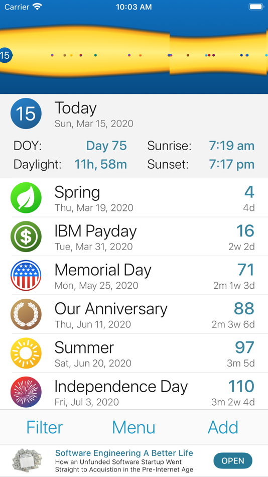 #1. DOY (iOS) 由: PeqApps