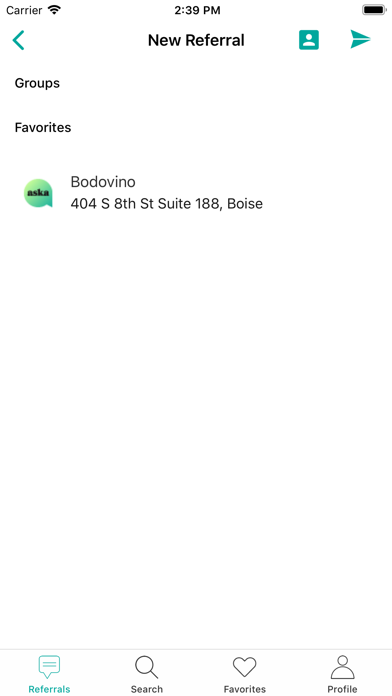 Aska - Refer local businesses iPhone screenshot 5 - Business app
