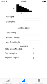 Stair and Angle Calculator screenshot