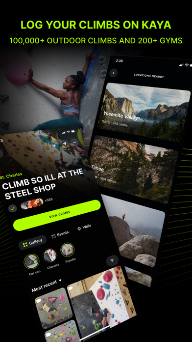 KAYA: THE CLIMBER’S APP Screenshot