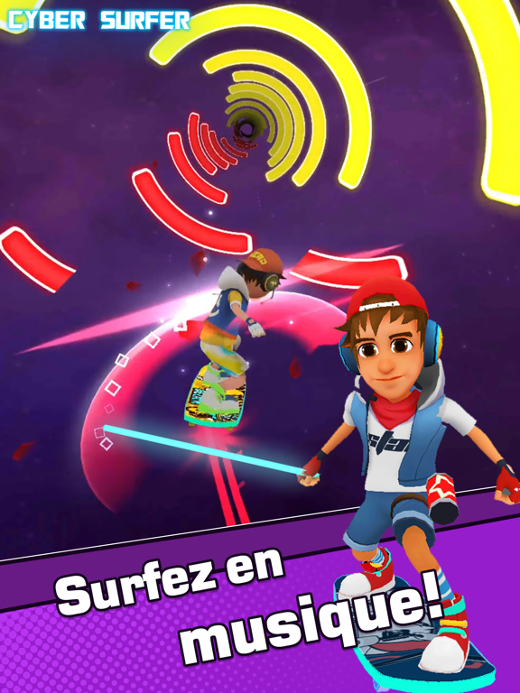 Screenshot #5 pour Cyber Surfer: EDM & Skateboard